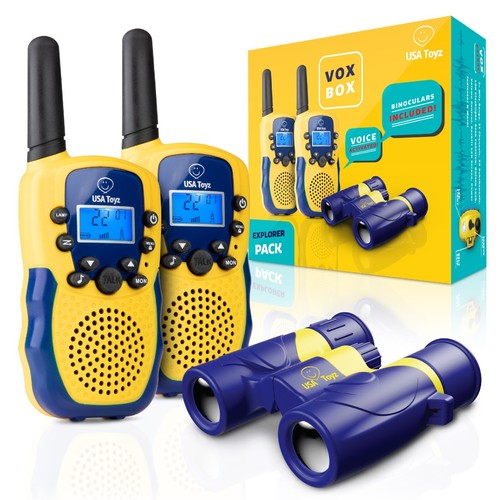USA Toyz Vox Box Walkie Talkie dla dzieci - 2 szt. - Zdjęcie 2 z 7