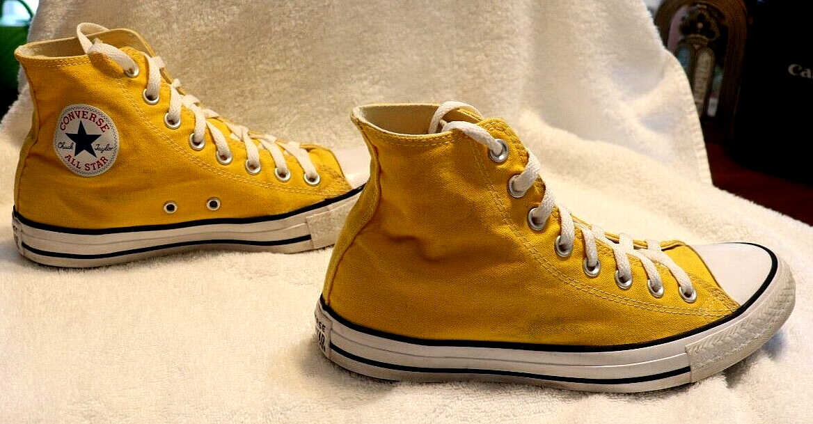 靴 1990'S CONVERSE ALL STAR YELLOW SNEAKER s-l400.jpg