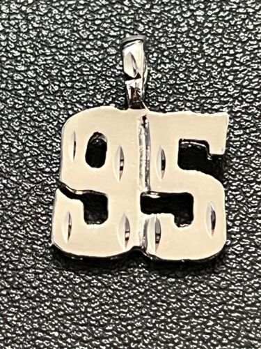 Número Colgante Dije Plata Brillante Equipo Jugador NASCAR NFL NHL NCAA MLB *Elige # - Imagen 9 de 117