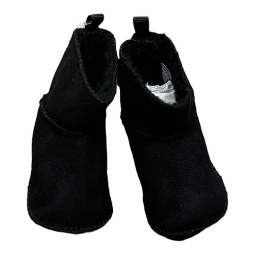 Baby GAP Sherpa Lined Boots Booties, Black, Size 3-6 Months, NEW - Picture 2 of 7