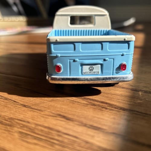 Kinsmart Pullback Volkswagen 1963 Bus Double Cab Pickup Delivery Service 1/32 - Picture 4 of 7