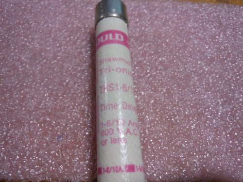 PARTE FUSIBILE SHAWMUT TIME DELAY # TRS1-6/10R (1-6/10 AMPERE 600VAC O MENO) - Foto 2 di 2