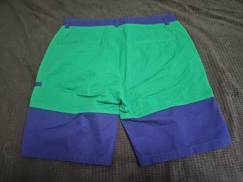 NEW The Hundreds JUX Colorblock Drawstring Retro Golf/Chino Shorts SZ W34× L8 - Picture 3 of 11
