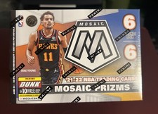 2021-22 Panini Mosaic Basketball NBA Trading Cards Blaster Box - 4 Mosaic Prizms