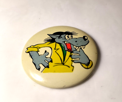 Pin soviético insignia vintage de la URSS original Rusia "¡Nu Pogodi!" - Imagen 9 de 12