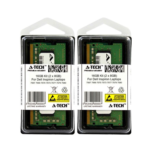 16GB 2x 8GB DDR4 Memory RAM for DELL INSPIRON 7567 7569 7570 7573 7577 7579 7580 - Picture 2 of 3