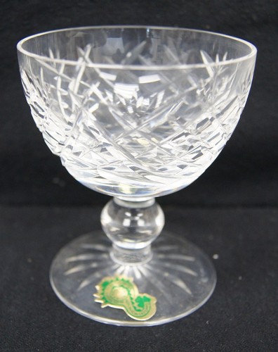 JUEGO DE 6 VASOS WATERFORD Cristal Corte DONEGAL Alto Sherbet/Champán 4 3/8" - Imagen 3 de 6