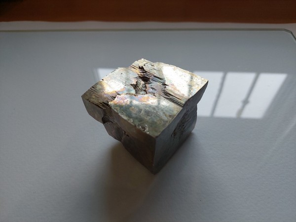 Pyrite cube 55x54x51 mm 579 gr (Navajun, Spain) - Pyrit kristall - LotT