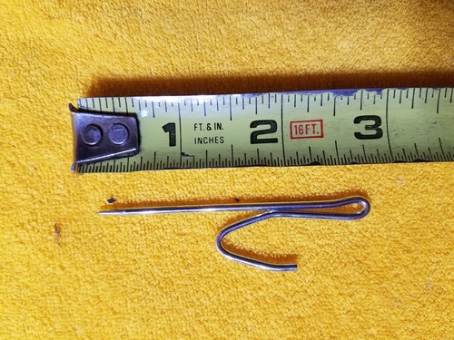 50 LONG GRABER NON-SEW ON No.997 DRAPERY CURTAIN HOOKS - Picture 2 of 2