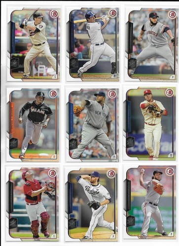 2015 Bowman Pick-A-Card Kershaw Rizzo Greinke Goldschmidt Altuve Wright Ortiz + - Picture 49 of 82