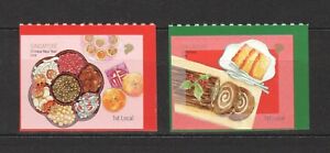 SINGAPORE-2018-FESTIVALS-amp-FOODS-1ST-LOCAL-BOOKLET-PANE-COMP-SET-2-STAMPS-MINT