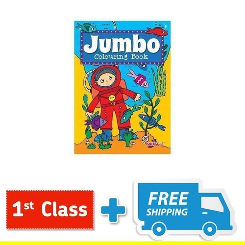 Squiggle Jumbo Colouring Book, Creative Activity, with 154 Fun Illustrated Pages - Picture 6 of 7