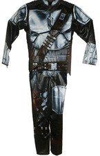 New Boys size Medium Mandalorian Costume Jumpsuit Mask