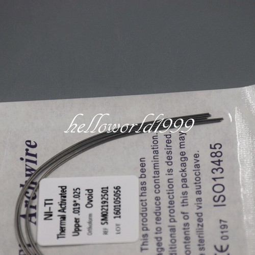 10 Pcs Dental Orthodontic Heat Thermal Activated Round/Rectangular Niti Archwire - Picture 93 of 139