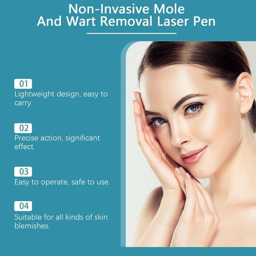 Skin Care Pen Non - Invasive Mole & Wart Removal L aser Pen NEW - Picture 14 of 20