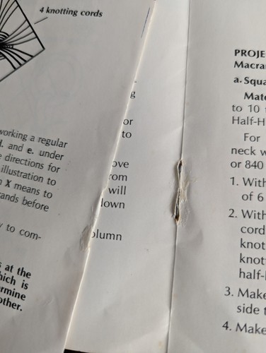 Vintage Macrame Knotting Personal Decorative Accessories Book Pattern 1971 - Picture 12 of 14