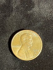 1982 D Copper Penny small date print circulated coin Zinc