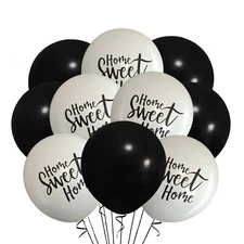 12 PACK Home Sweet Home Housewarming Welcome Party Balloons New House Realtor
