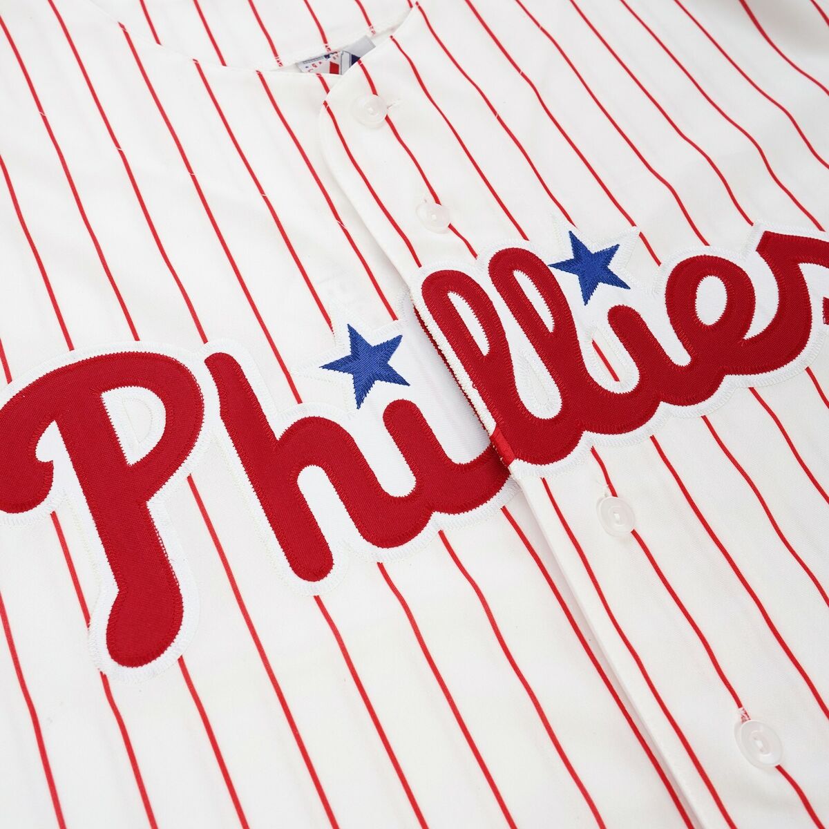 Majestic Philadelphia Phillies PAT BURRELL 2008 World Series Champions –