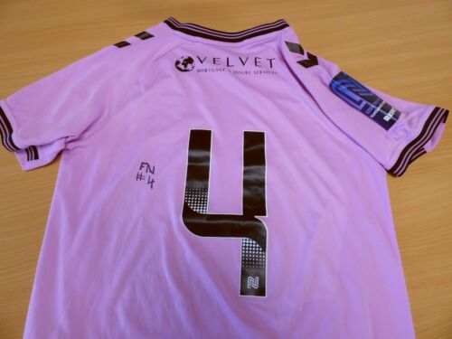 NORTHAMPTON TOWN WFC | 4 | FAY NOBLE | CAMISETA USADA A JUEGO 2022-2023 | Talla Y2XL - Imagen 2 de 8