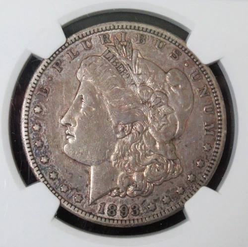 1893-CC Morgan Dollar RARE DATE XF40 NGC