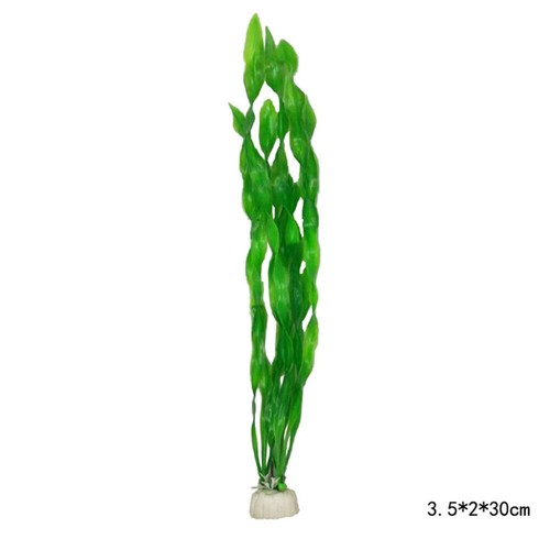 10 PCS Artificial Plastic Green Water Grass Plants Aquarium Fish Tank Decor Set - Imagen 2 de 30