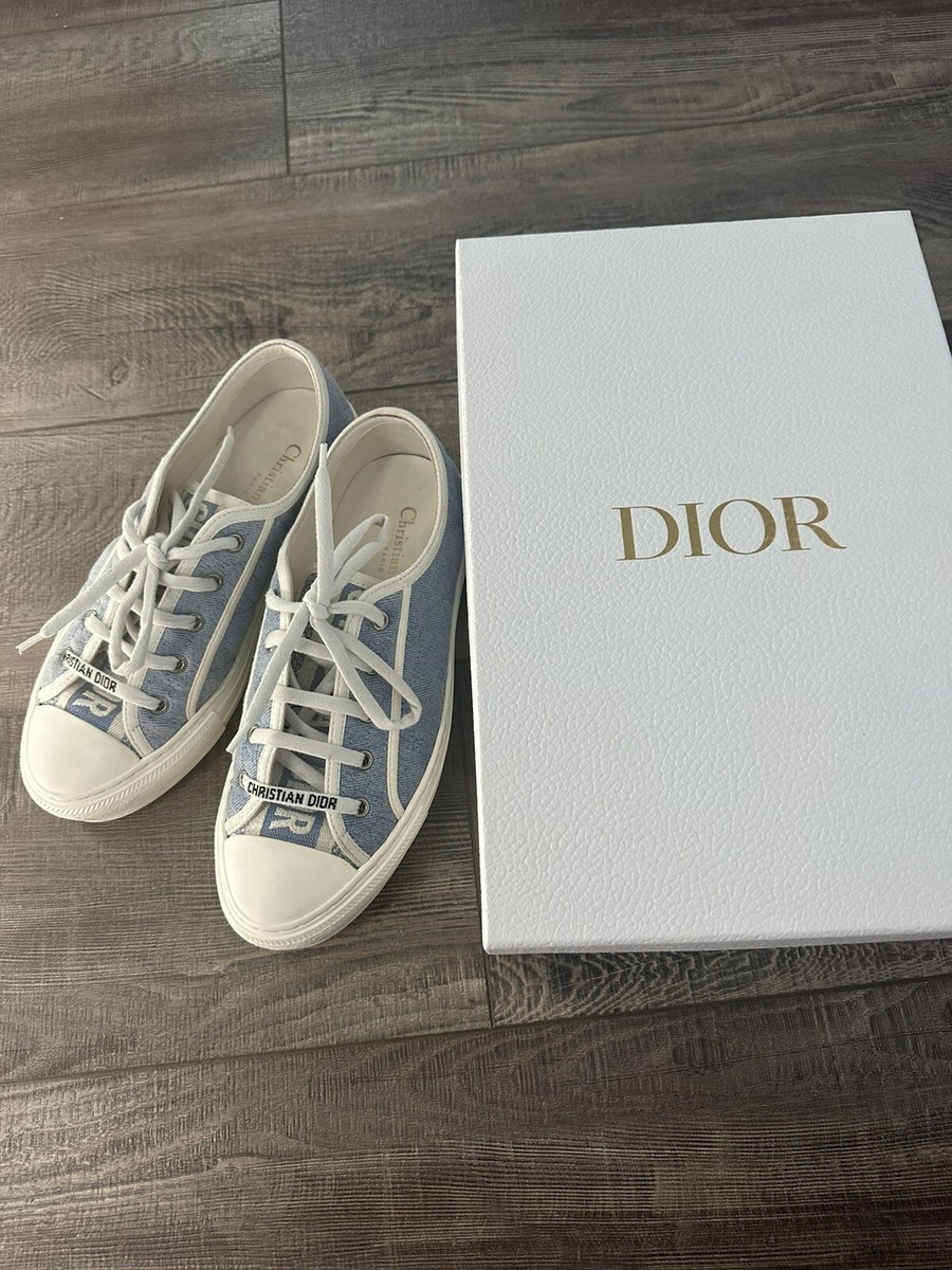 Authentic Dior Walk N Denim Sneakers Size 38 eBay