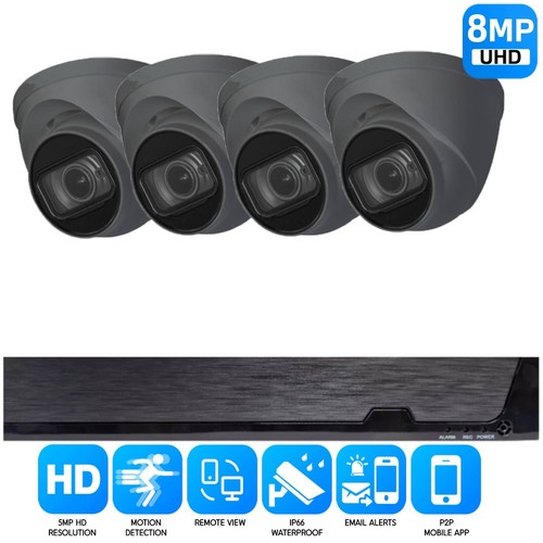 Sistema de CCTV 8 MP 8 CANALES 4K Ultra HD DVR Cámara Domo Kit de Seguridad para el Hogar NightVision Reino Unido - Imagen 19 de 23