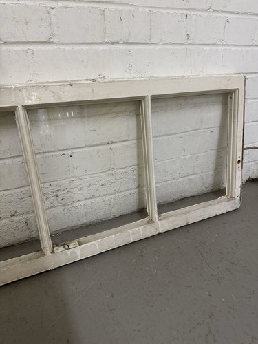 Reclaimed Old Georgian 4 Panel Wooden Window 1211 x 400mm - Picture 6 of 9
