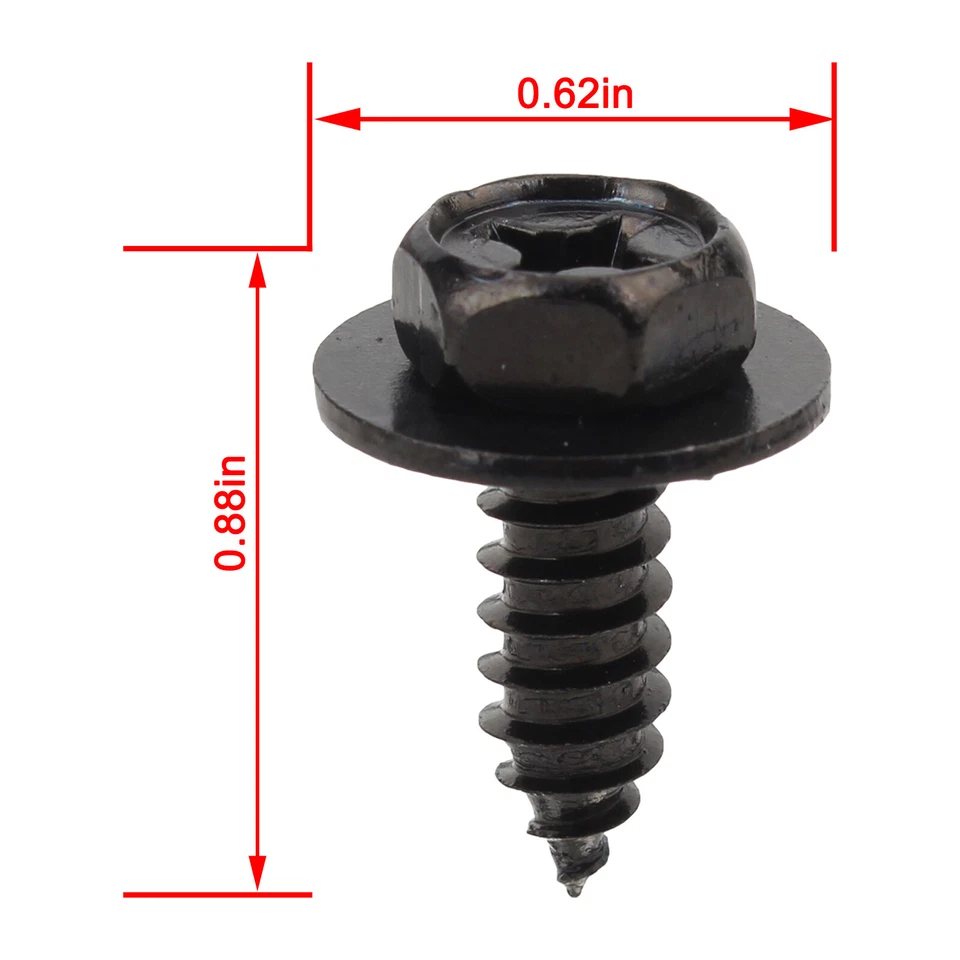 30X 90159-60498 Screw Bolt Retainer Fender Liner Under Cover Screw For Toyota Foto 2 de 4