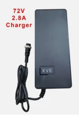 XVE Electric Scooter 2.8A 72V Charger 84V Nanrobot Kaabo Wolf Dualtron Nami Burn