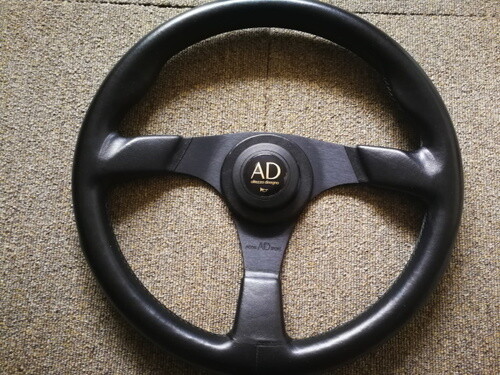 Rare Vintage 90s ATC Altezza Disegno AD Sport Steering Wheel