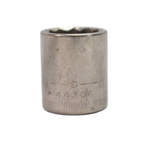 Craftsman 3/8" Drive Socket Metric Etched Genuine OEM Chrome Tool 15mm 44306