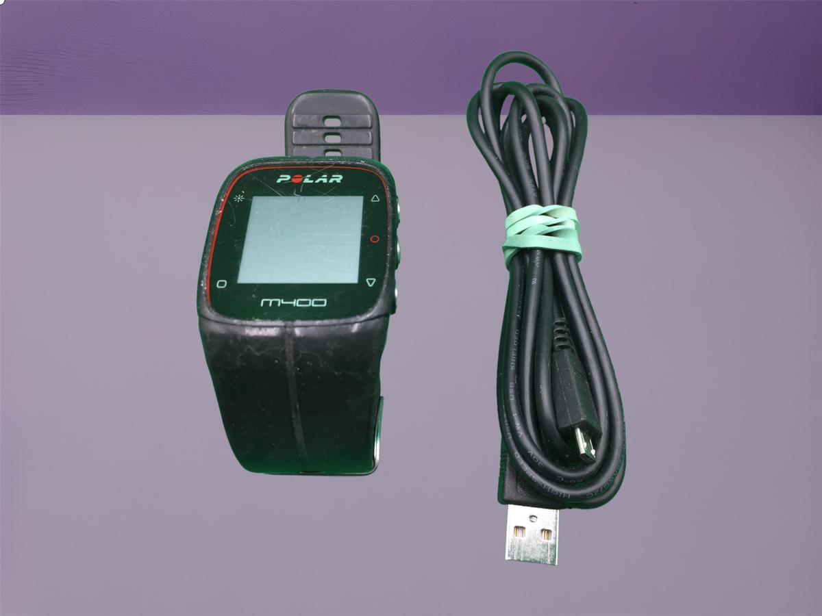 Polar M400 0Y Bluetooth GPS Multisport Smart Watch Black Scratched Worn eBay