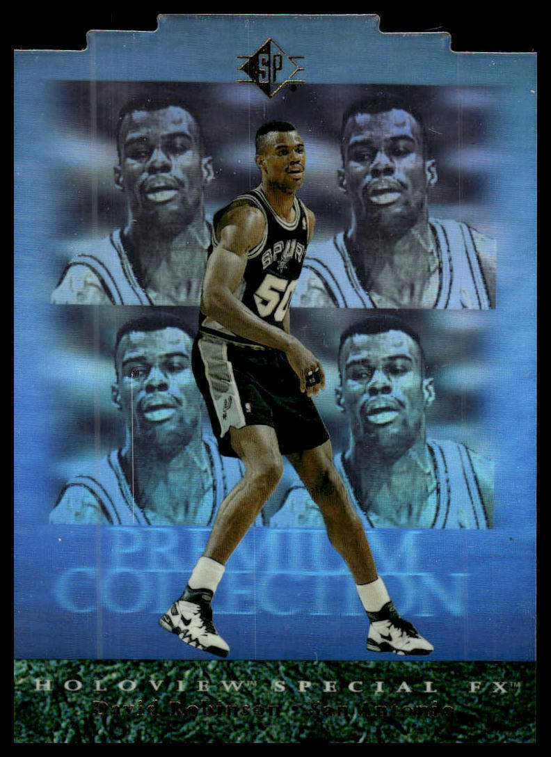 1995-96 SP #33 David Robinson Premium Collection Holoview Special F/X