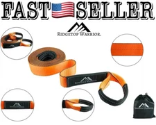 Ridgetop Warrior 3”x30’ Tow Rope 30000LBS Heavy Duty Rope for Vehicle Recovery