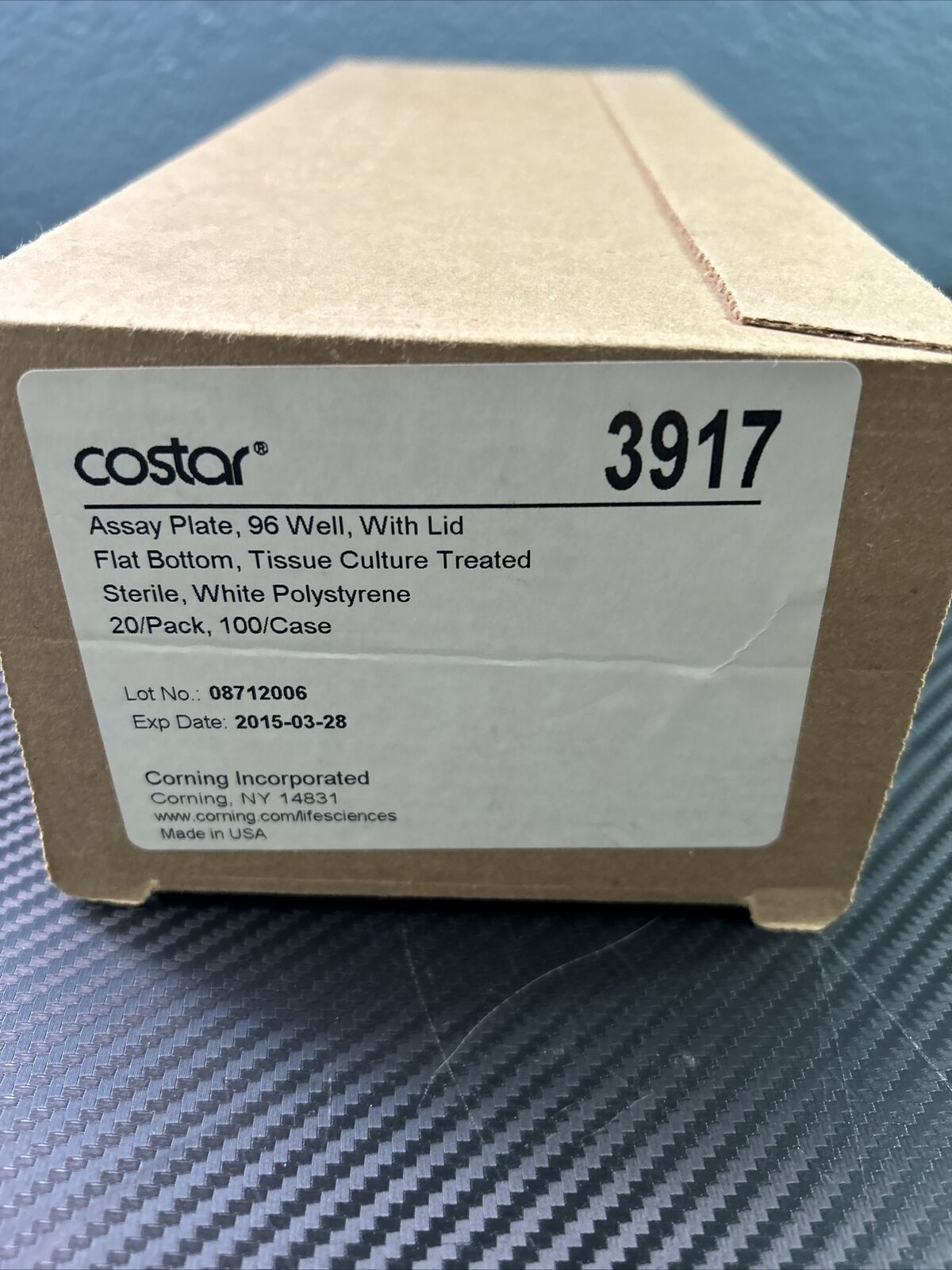 New Corning Costar 3917 Assay Plate 96 Well with Lid 20/Pack eBay