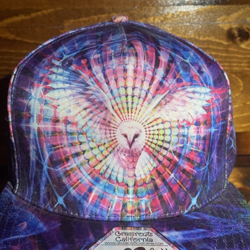 Rear Grassroots California Simon Haiduk Anima Art Bird SnapBack Nuovo con Etichetta - Foto 3 di 10