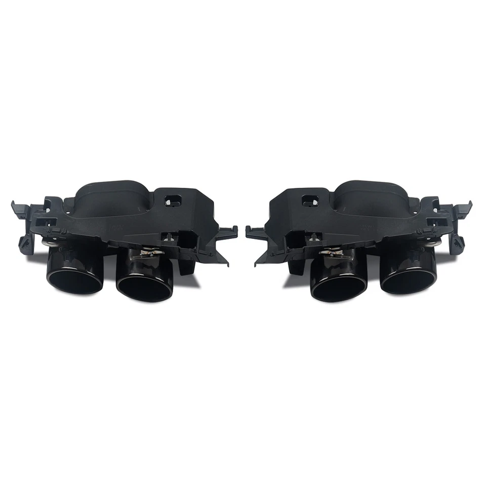 For Mercedes Benz W213 E300 E43 2016-20 Rear Bumper Diffuser W/ Exhaust Tips Foto 4 de 4