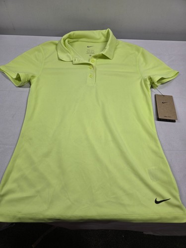 Nike Dri-FIT Victory Golf Polo Women’s S Light Lime DH2309-736 New - Picture 1 of 8