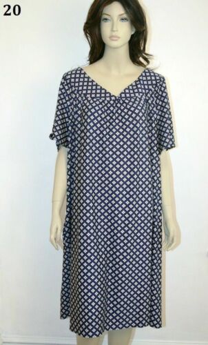 Women's Muu Muu lounge Dress Nightgown Plus Size 1X 2X 3X 4X 5X 6X Assorted - Picture 4 of 32