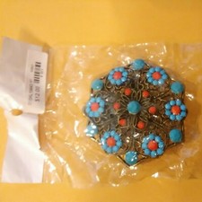 BEAUTIFUL WOMEN'S BEADED BELT BUCKLE GREAT FOR ANY COLLECTION NEW
