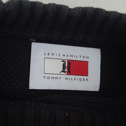 Tommy Hilfiger x Lewis Hamilton Mens Sweater Size L Oversized Relaxed Fit Cotton - Picture 4 of 23