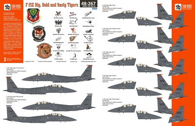 TB48267 Two Bobs Decals 1:48 McDonnell F-15E Strike Eagle Big, Bold and Nasty