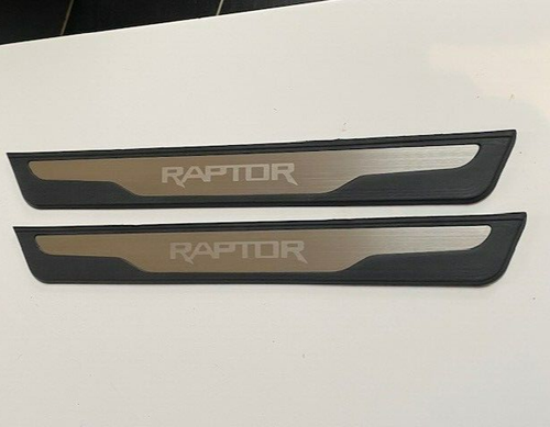 FORD RAPTOR T6 (2012-2021) EINSTIEGSLEISTEN SILBER LOGO - RN003 - Bild 5 von 6