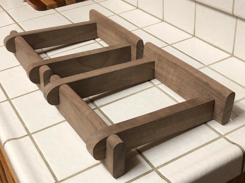 Custom Crafted Walnut Speaker Stands JBL L96 Speakers Free Shipping! - Bild 7 von 9