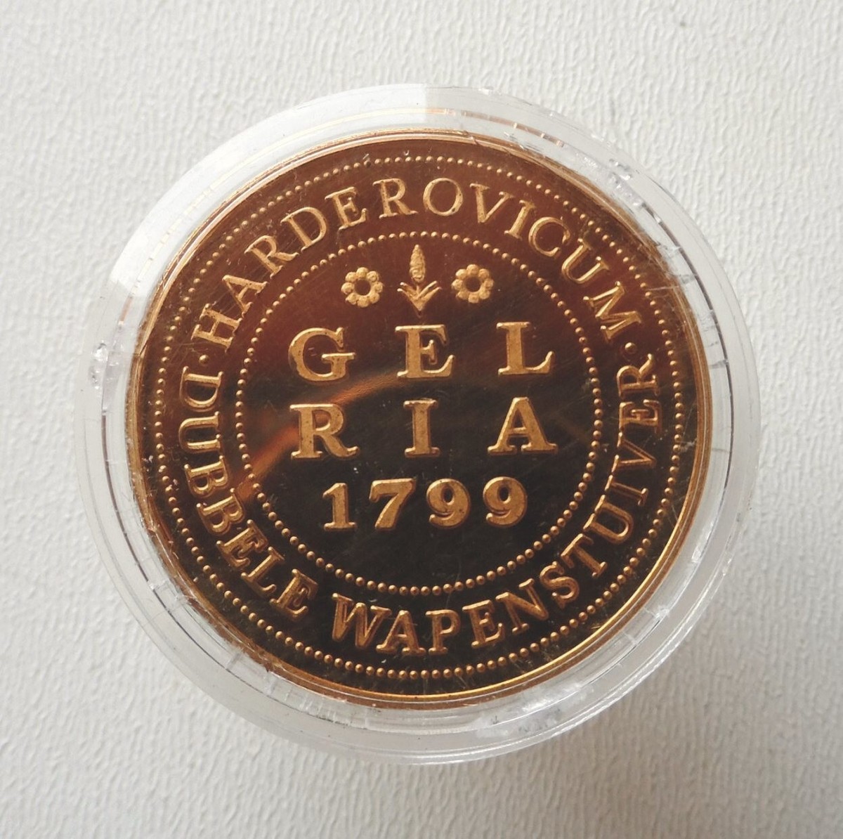 Der SAMMLER solo × TTR WALTER II HYANNIS NETHERLANDS souvenir coin token HARDERWIJK 750 DUBBELE
