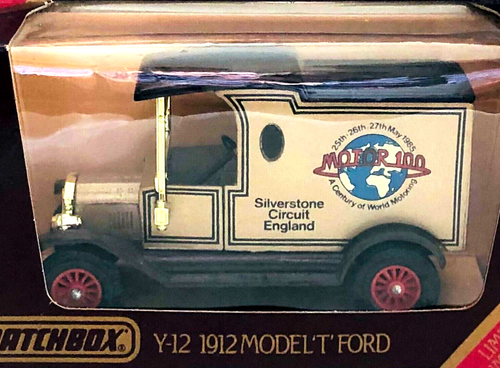 Matchbox Models of Yesteryear 1912 Model T Ford Silverstone Circuit England Vtg