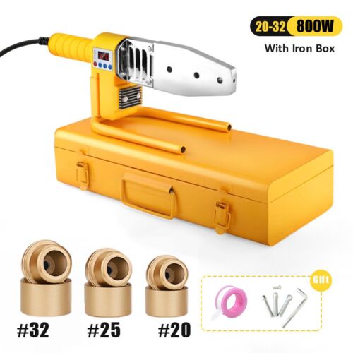 Soldadora de Tubos 1000W Soldador Plástico Calefacción Herramienta de Fusión en Caliente 63/32 - Imagen 7 de 10