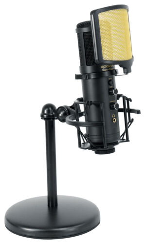 Rockville Solo-Cast Pro USB Computer Microphone PC Zoom Mic+iPhone/iPad Cable - Picture 3 of 12